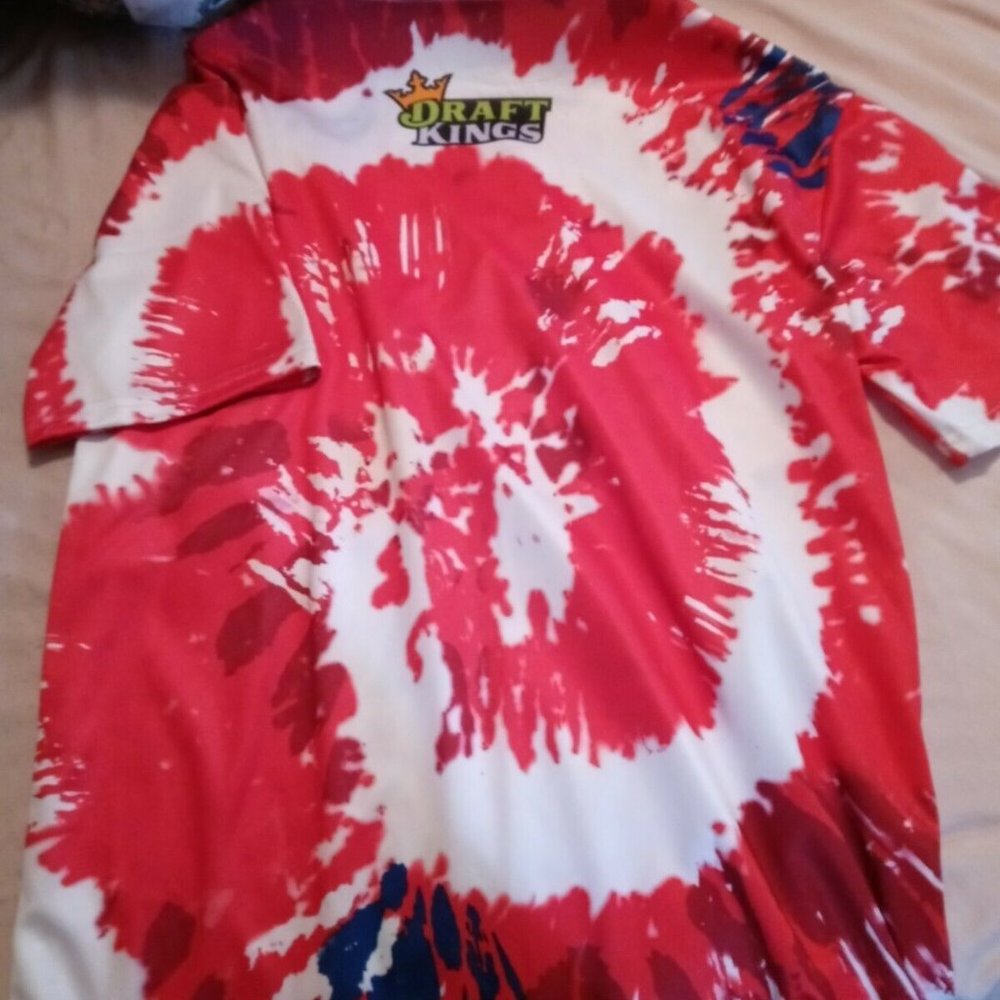 NWT- Angels Baseball Tie Dye Shirt  Sz XL -Rare - Picture 5 of 5
